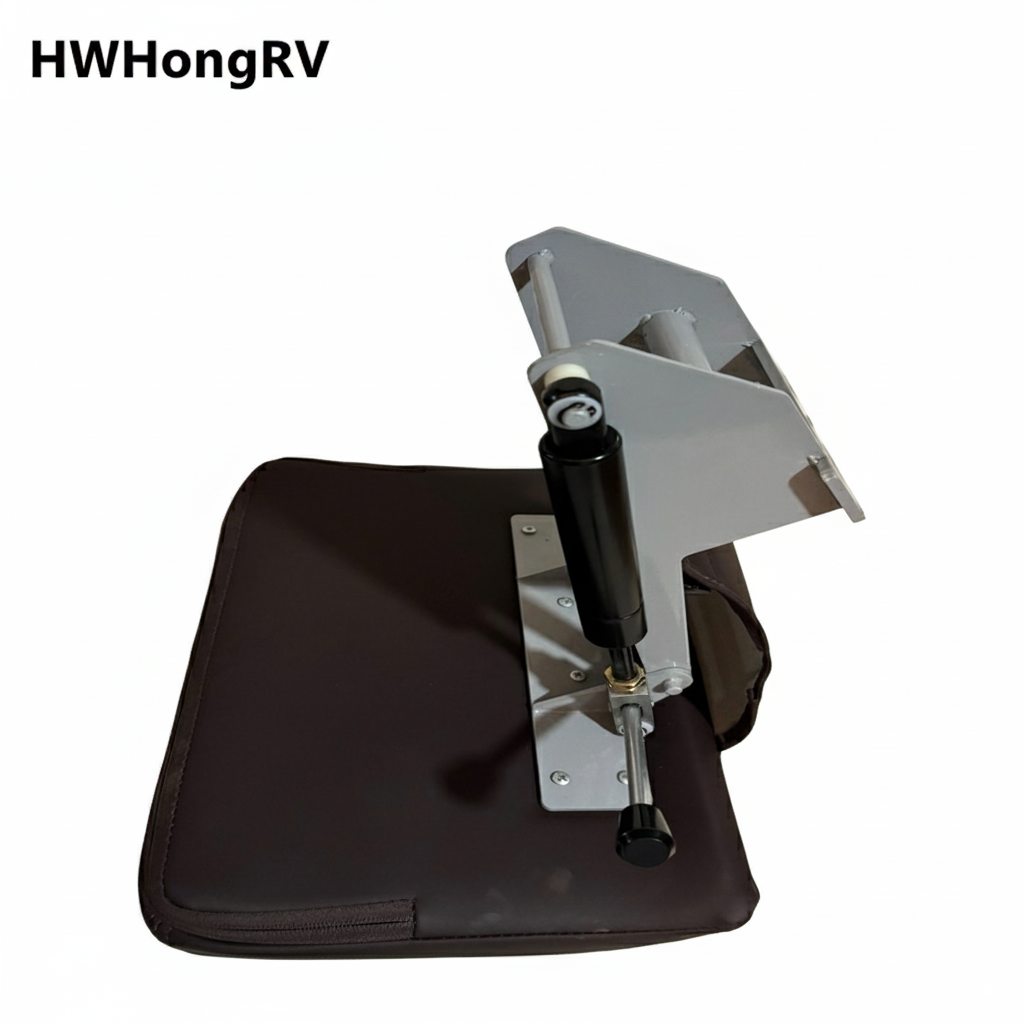 重型气体支柱座椅腿部支撑，带任意位置锁定符合人体工程学的乘客座椅小腿搁脚板，适用于长途客车