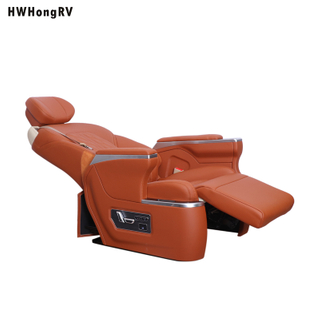 RV修饰的胶囊座椅，用于改装汽车，并具有强大的调整和电气滑块露营车座椅