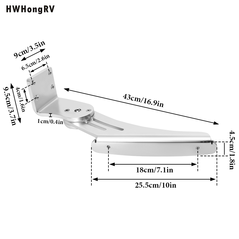 Hwhongrv船用船座椅扶手框架，用于豪华游艇座椅Hardare零件