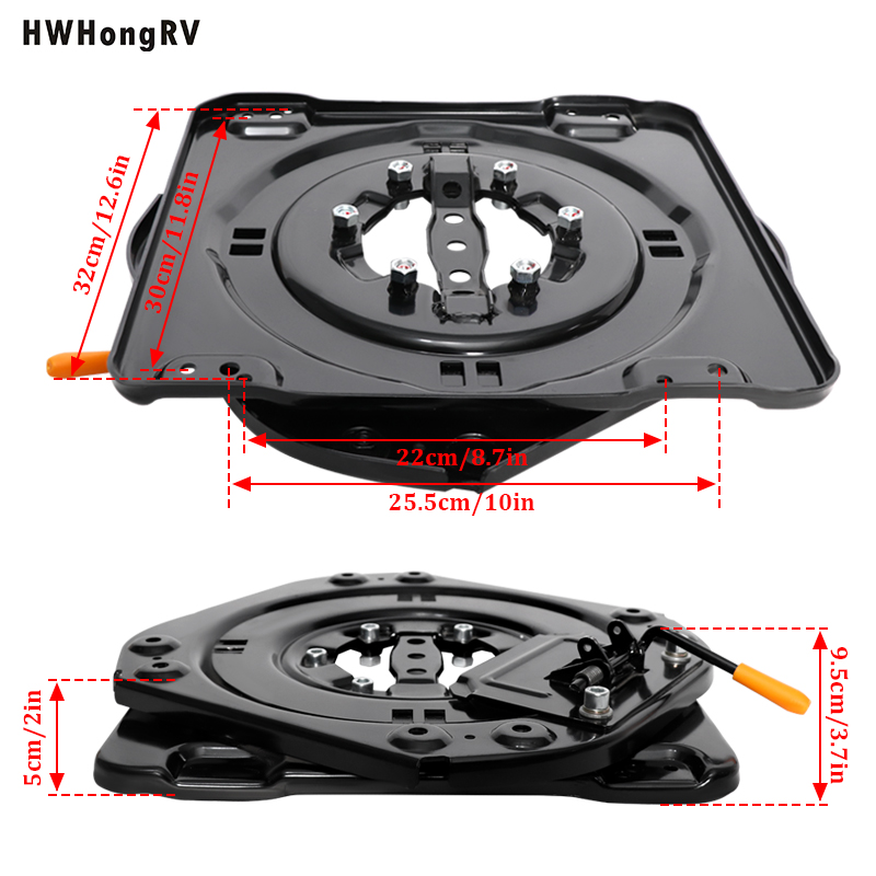 卡车旋转转盘旋转座椅可旋转的适配器驾驶员座椅学位旋转机构汽车座垫