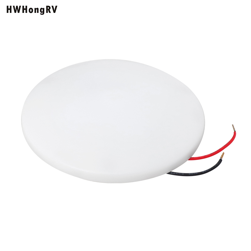 HWHONGRV 10V-30V LED内部灯4.3''RV冰灯3W RV圆顶灯灯具用于海洋房车