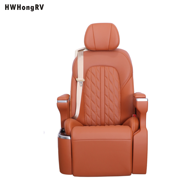 RV修饰的胶囊座椅，用于改装汽车，并具有强大的调整和电气滑块露营车座椅