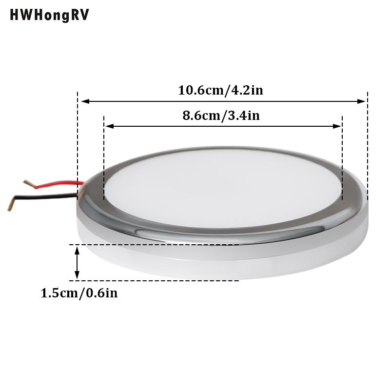 Hwhongrv Campervan天花板灯和货车屋顶灯和灯灯和游艇