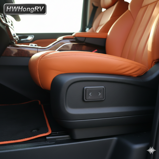HWHongRV 2 向座椅调节开关 | 13.5V 10A 滑轨、腿托、旋转和躺椅控制开关 | >30,000 次循环