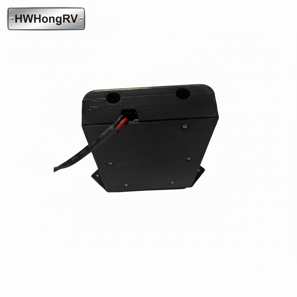 嵌入式车载无线充电盒 – 10.5V–24.6V 桌面/家具内手机充电座，适用于房车、汽车、卡车和船舶用途 – HWHongRV