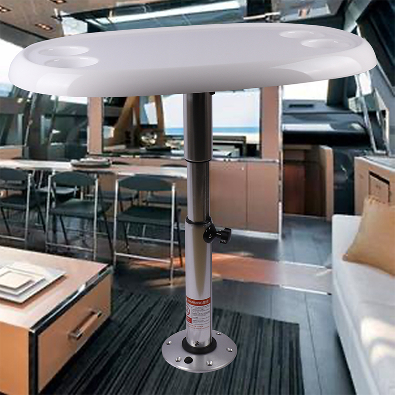 HT- M01N+HT-BSO海洋和露营车可移动的可移动桌系统设置，由4个杯子持有ABS和铝制成4杯持有者
