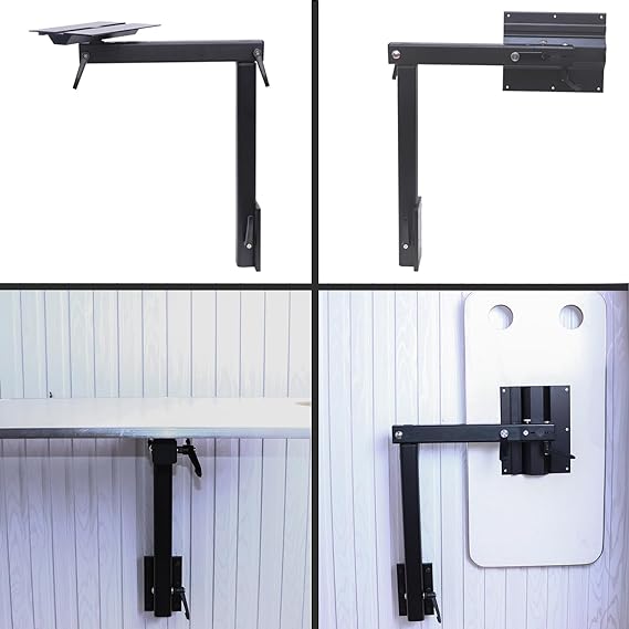 升级RV桌腿带折叠桌的顶部，旋转360度可移动的高级铝合金RV桌腿支架配件，用于RV，Pontoon，Truck Camper，Travel Trailer…