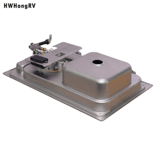 Hwhongrv燃烧器拉型燃气炉船大篷车RV不锈钢通用RV船水槽1