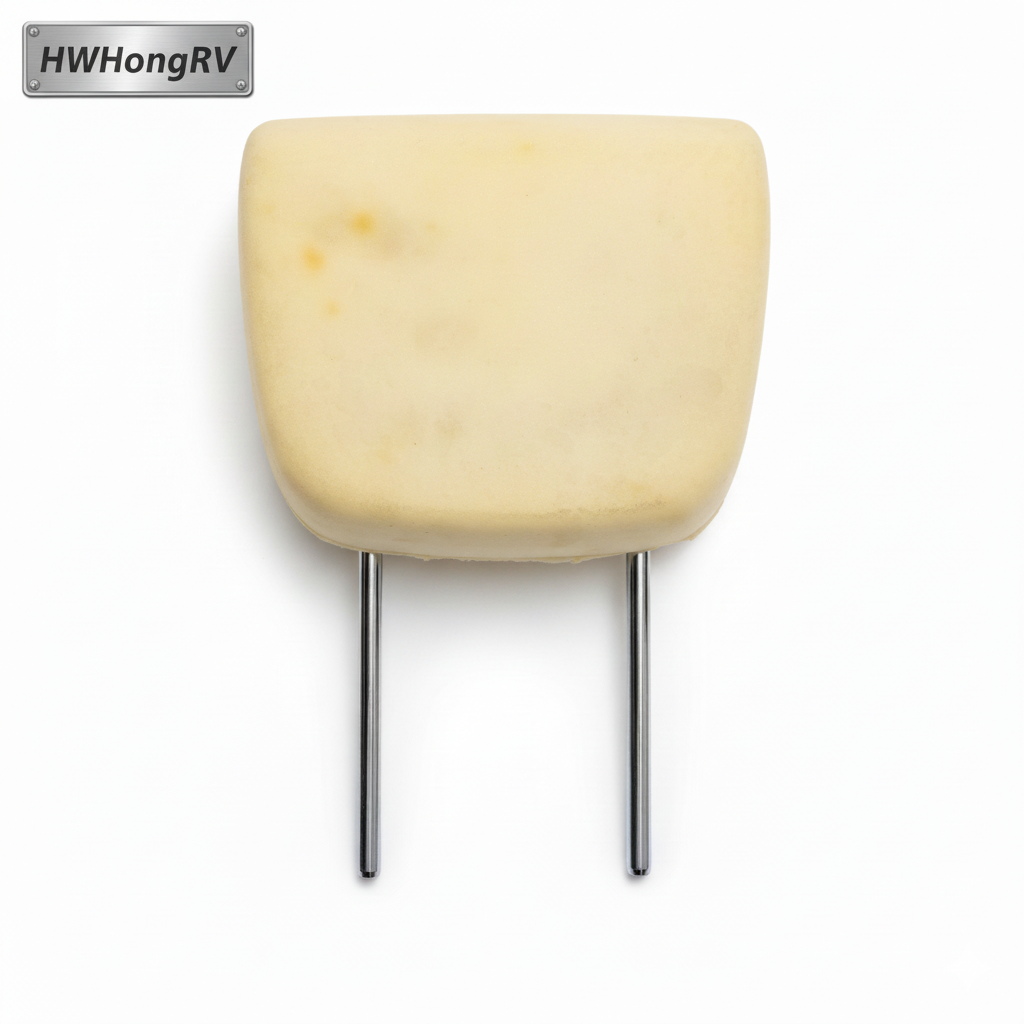 Lshape 可调节汽车座椅头枕 – 3 级高度调节，6 厘米行程，可选裸泡沫芯或定制内饰 – 汽车座椅通用替换头枕