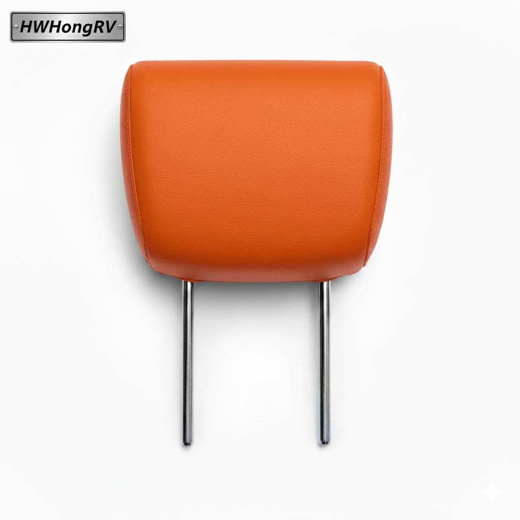 Lshape 可调节汽车座椅头枕 – 3 级高度调节，6 厘米行程，可选裸泡沫芯或定制内饰 – 汽车座椅通用替换头枕